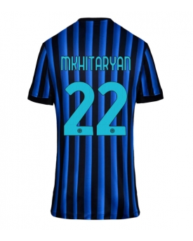 Inter Milan Henrikh Mkhitaryan #22 Maglia Gara Casa Repliche 2025-26 Donna Maniche Corte